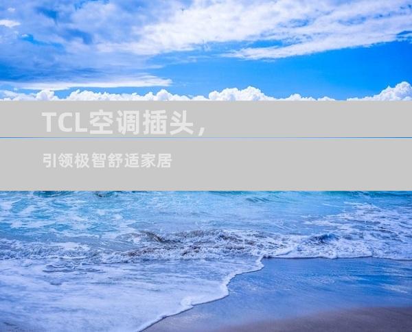 TCL空调插头，引领极智舒适家居